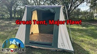 White Duck Outdoors 7x9 Prota Deluxe Canvas Tent Review Great Tent with Terrible Flaw
