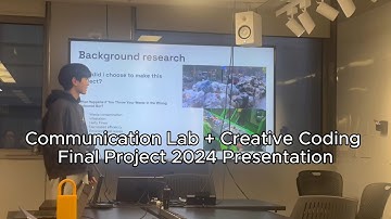 New York University Tisch Interactive Media Arts Final Project Presentation