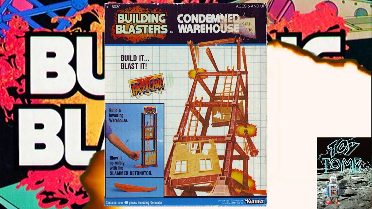 KENNER BUILDING BLASTERS CONDEMNED WAREHOUSE 135 Pcs. 