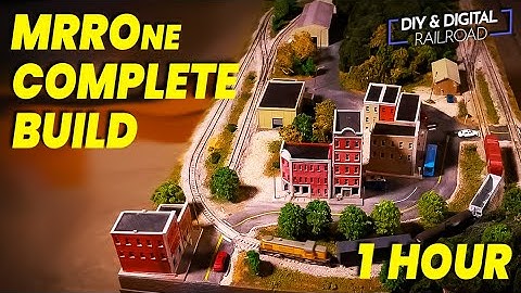 Building a Model Railroad from Start to finish: MRROne Mega Compilation