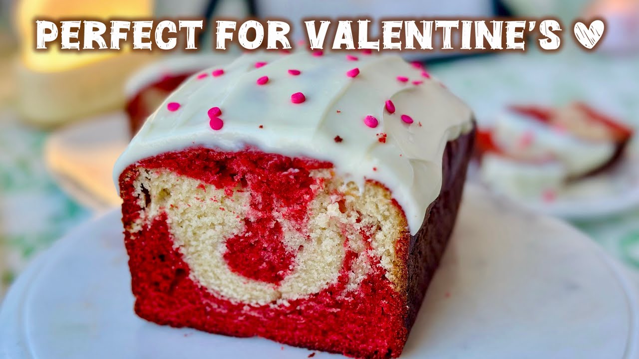 Red Velvet Marble Cake | Soft, Buttery & Homemade / bake with me