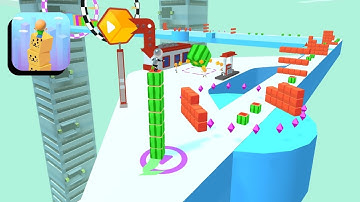 Cube Surfer! All Levels Gameplay Android, ios #Shorts