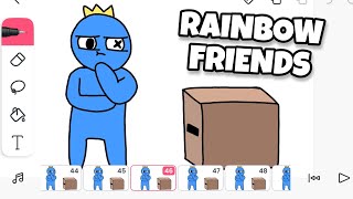 Rainbow Friends - Flipaclip Animation Process (Finger Animation)