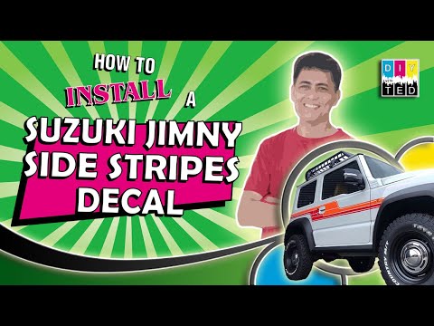 How to Install a SUZUKI JIMNY SIDE STRIPES DECAL