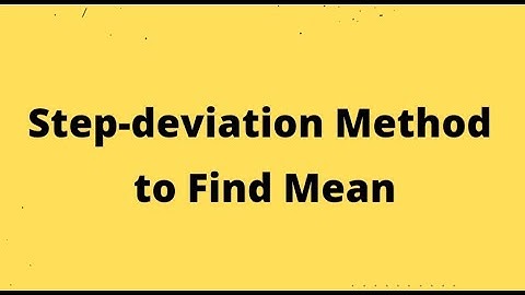Step Deviation Method to Find Mean ।। Class9 ।। Class10 ।।#statistics8#furthershortcutmethod