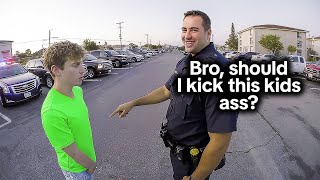 When Cops Give Wannabe Tough Guys a Reality Check