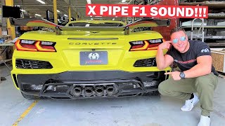 WORLD&#39;S FIRST STRAIGHT PIPED C8 Z06 Sounds COMPLETELY INSANE!!! *LOUDEST C8 EVER!*