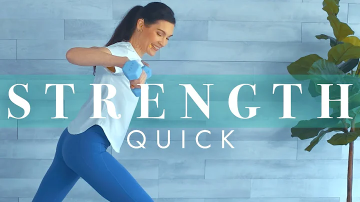 10 Minute Full body Strength Workout for Beginners & Seniors // Osteoporosis Friendly