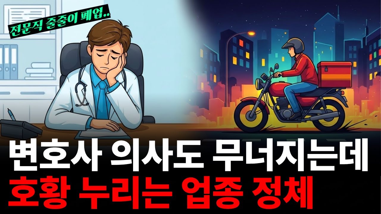 91만명 폐업 시대, 역설적으로 돈 버는 4가지 직업