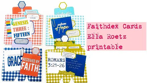 Faithdex Cards | Ella Roetz printable