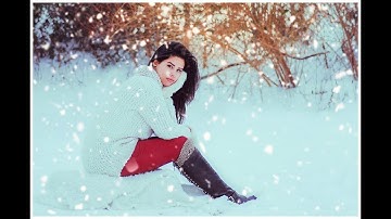 Photoshop Cc 2018| How Create Winter Portrait with Snow Effect  Dark light Effect|-Tutorial