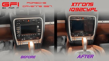 How to install XTRONS radio on Porsche Cayenne 957 - Quick and Easy