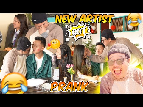 nepali prank new artist got pranked artist prankvideo shoot prank funnycomedy alish rai prank