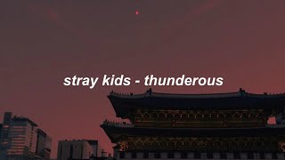 Stray Kids - Thunderous '소리꾼' (easy lyrics / pronunciación fácil)