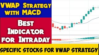 VWAP indicator 🔥🔥|| Best indicator for Intraday || VWAP indicator with MACD ||  stocks for VWAP