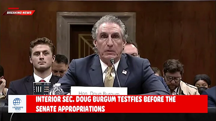 Jeff Merkley Grills Interior Secretary Doug Burgum On Budget Plan Submitted For Senate Hearing