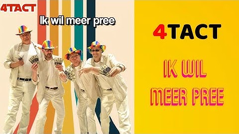 4TACT - Ik wil meer pree (Officiële Videoclip)