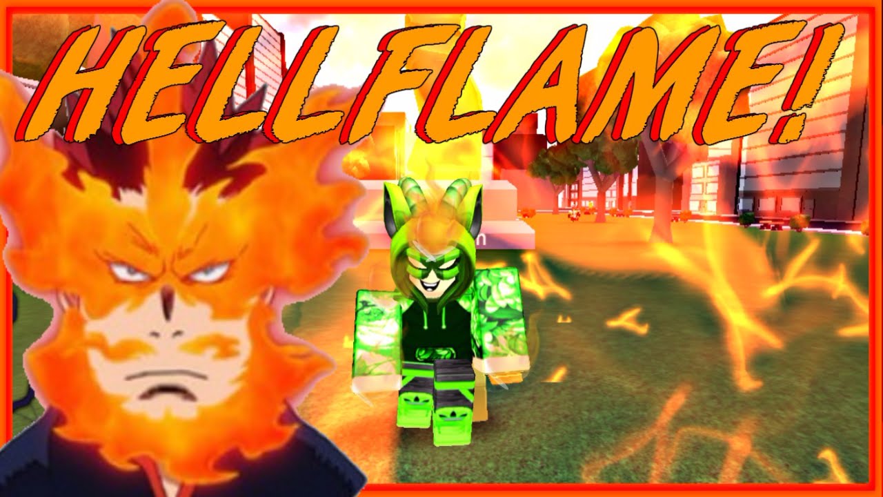 ROBLOX l HELLFLAME QUIRK! l Grand Quest Academia - YouTube