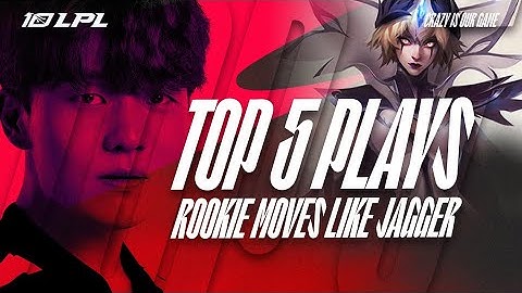 LPL TOP 5 Plays | TES Rookie Moves Like Jagger| 2023 Spring Split Week 10
