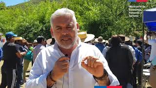 Seremi de Economía, Mauricio Gutiérrez: Gobierno en terreno en Trapa Trapa, Alto Biobío.