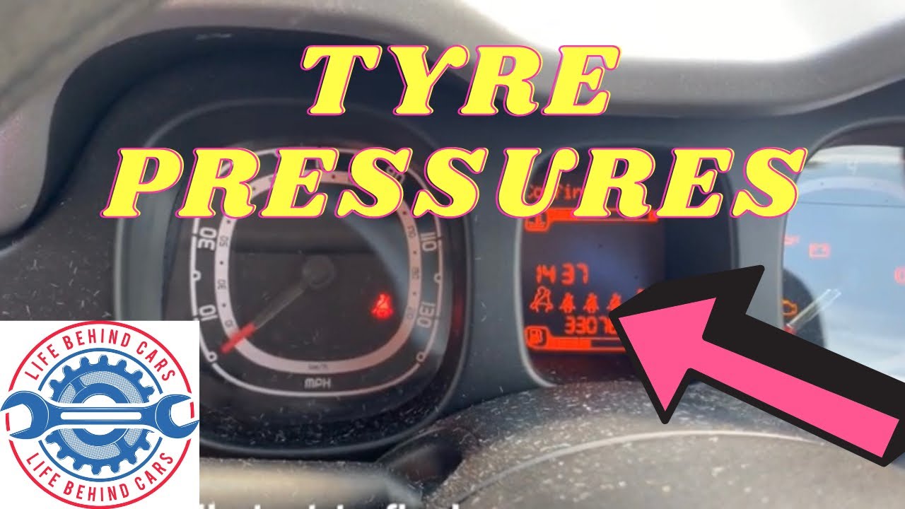 Fiat Panda Tyre Pressure Sensor Tpms Reset - Youtube