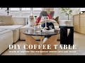 #62【DIY】大理石調天板とオーク脚のコーヒーテーブル | リビング模様替え | ECOFLOW DELTA2