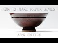 How to make handmade pottery ramen bowls  asmr edition