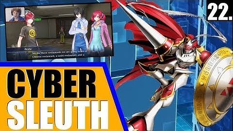 Digimon Story: Cyber Sleuth - Playthrough - Ep. 22 - Nicknames, GrapLeomon Fight & Food Tour??