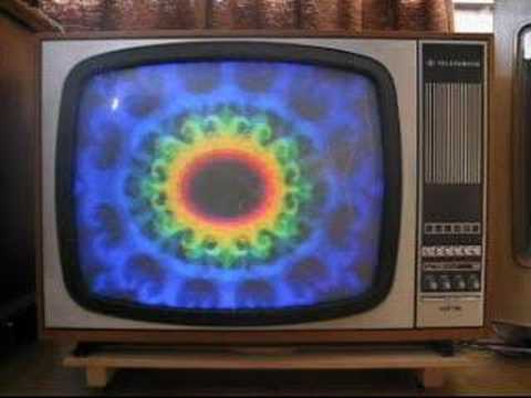 Telefunken Color Tv Set From 1967 With Ard Color Logo