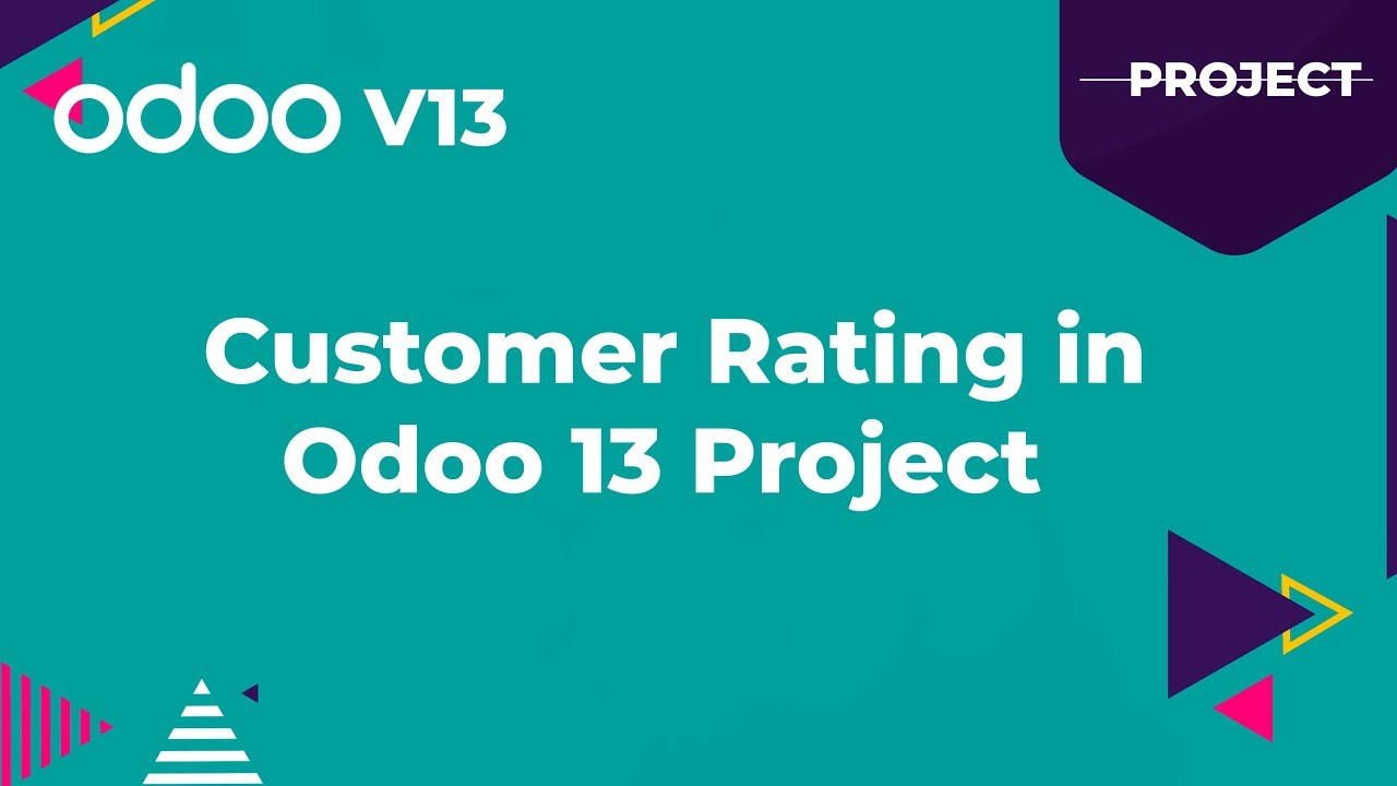 Customer rating in Odoo 13 project management