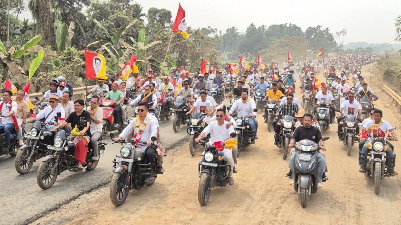 BUBAGRA Thansani bike rally Khaika 4000 ni swlai kwbang bike baikhe khowai district.