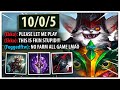 I Froze Top Lane the ENTIRE GAME in CHALLENGER... And Here's How: - League of Legends