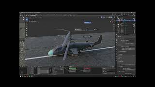 KA-52 HELICOPTER MADE IN BLENDER