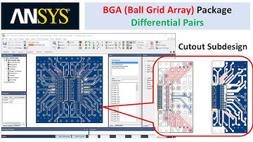 Ansys HFSS 3D Layout: BGA Package Differential Pairs