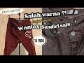 Warna pakaian tidak sesuai❓ Naphtol ulang saja |warnai ulang celana baju jaket sendiri