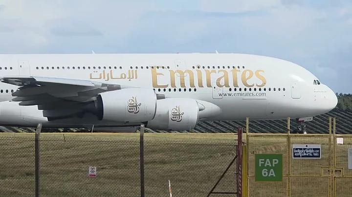 [4K] #aviation | Airbus A380 Emirates – Amazing Takeoff at Birmingham Airport (BHX)