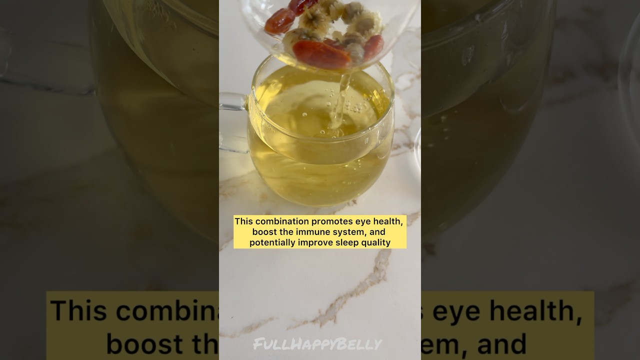 Chrysanthemum Goji Berry Tea Health Benefits