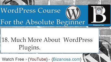 18   installing  WordPress Plugins in the directory by upload - Bizanosa