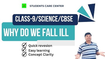 #class9th #science #ncert #cbse #whydowefallill why do we fall ill