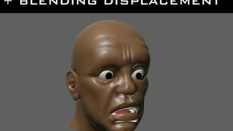 3ds max - Morpher with BLENDING Displacement Map!