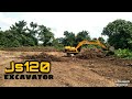 Pembersihan kawasan || excavator JCB 120