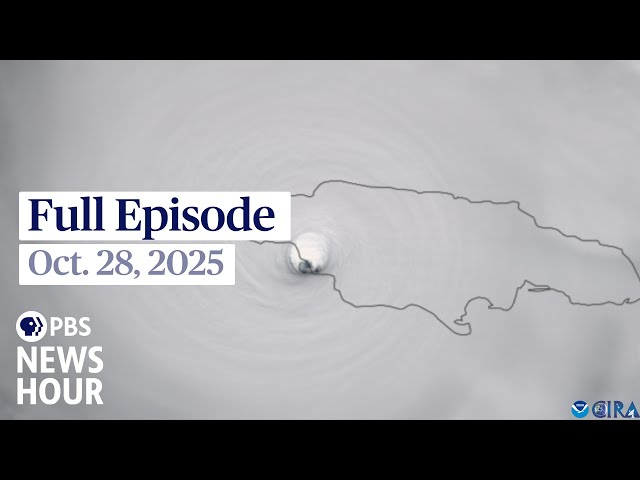 PBS News Hour live episode, Oct. 28, 2025
