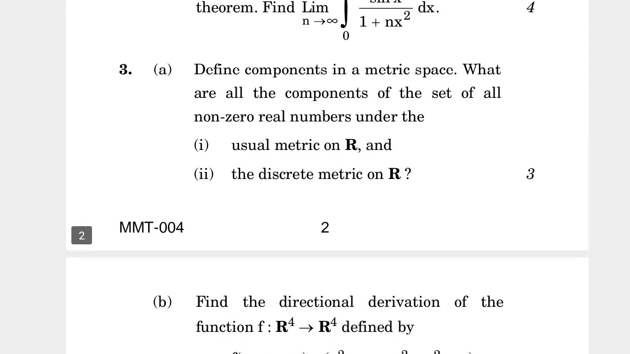 MMT-004  JUNE-2022 QUESTION PAPER IGNOU