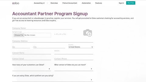 Odoo Accountant Partner Program || How To Signup || Odoo Accounting Partners