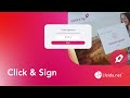 Click  sign the online contracting platform