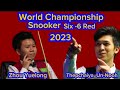 Thepchaiya unnooh vs zhou yuelong six 6 red world championship snooker 2023  complete session