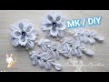 МК Заколки "Воздушные подвески- туфельки" с элементами квиллинга / Канзаши DIY