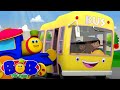 Yellow Wheels On The Bus | Bob The Train Nursery Rhymes | Videos For Babies | Kindergarten Songs
