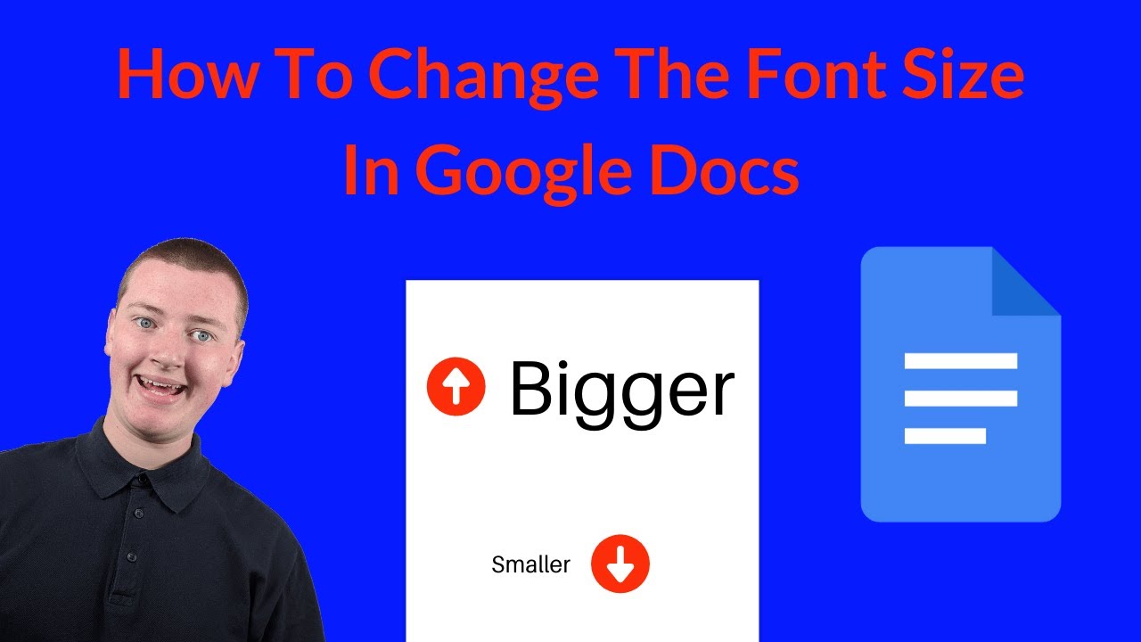 How To Change The Font Size In Google Docs YouTube