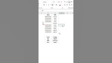 Converta data em texto no Excel